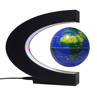 LED Light Magnetic Levitation Floating Globe World Map