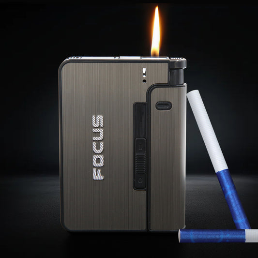 Portable Metal Automatic Cigarette Case