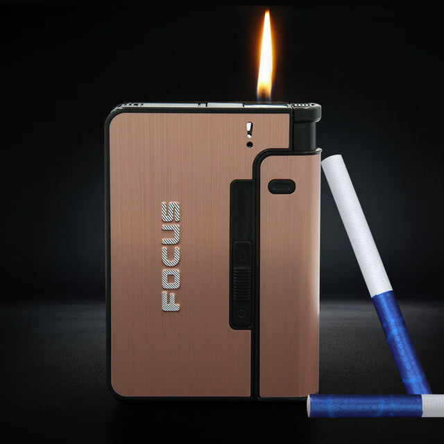 Portable Metal Automatic Cigarette Case