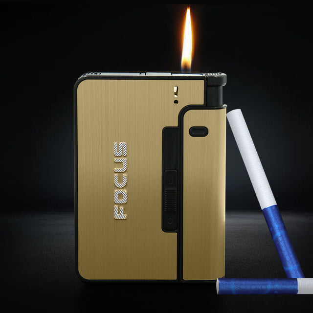 Portable Metal Automatic Cigarette Case