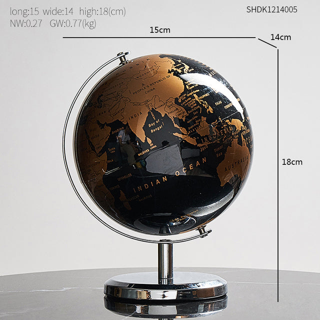 Home Decor Retro World Map Globe