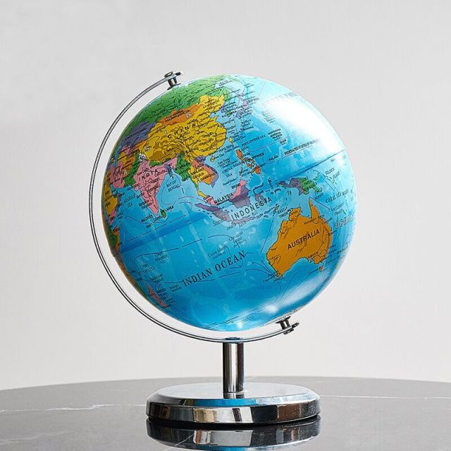 Home Decor Retro World Map Globe